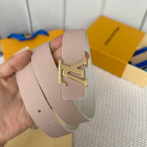 Design Brand L Original Quality Genuine Leather W3.0cm Belts 2023SS M304