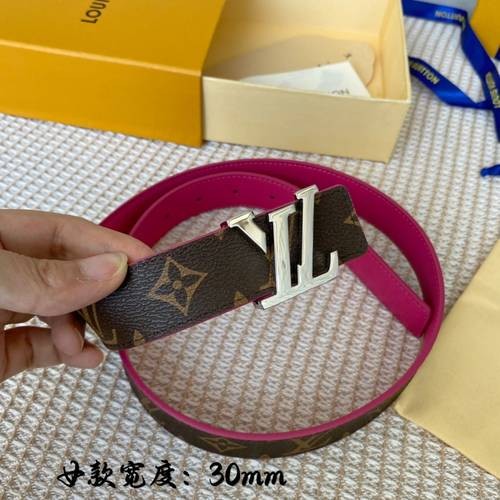 Design Brand L Original Quality Genuine Leather W3.0cm Belts 2023SS M304