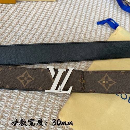 Design Brand L Original Quality Genuine Leather W3.0cm Belts 2023SS M304