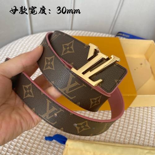 Design Brand L Original Quality Genuine Leather W3.0cm Belts 2023SS M304