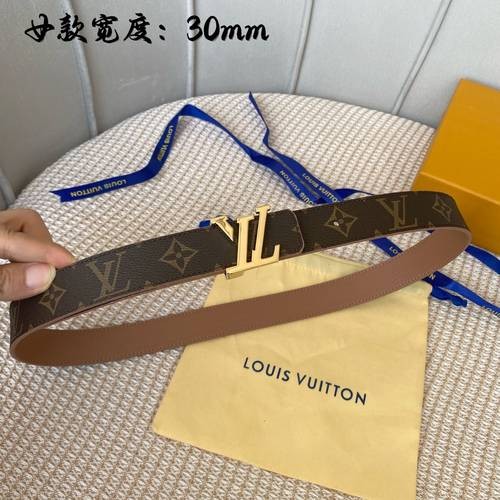 Design Brand L Original Quality Genuine Leather W3.0cm Belts 2023SS M304