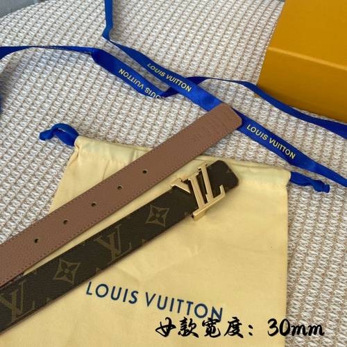 Design Brand L Original Quality Genuine Leather W3.0cm Belts 2023SS M304