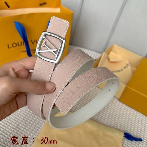 Design Brand L Original Quality Genuine Leather W3.0cm Belts 2023SS M304