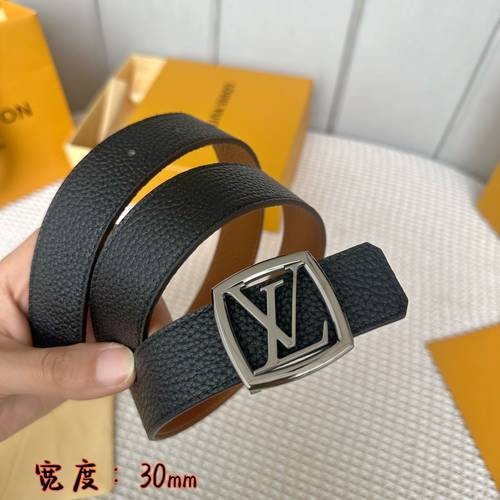 Design Brand L Original Quality Genuine Leather W3.0cm Belts 2023SS M304