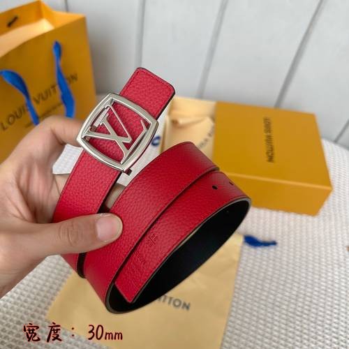 Design Brand L Original Quality Genuine Leather W3.0cm Belts 2023SS M304