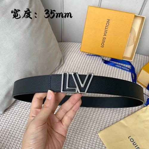 Design Brand L Original Quality Genuine Leather W3.5cm Belts 2023SS M304