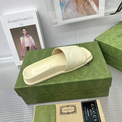 Design Brand G Womens High Quality Genuine Leather Slippers 2023SS H304