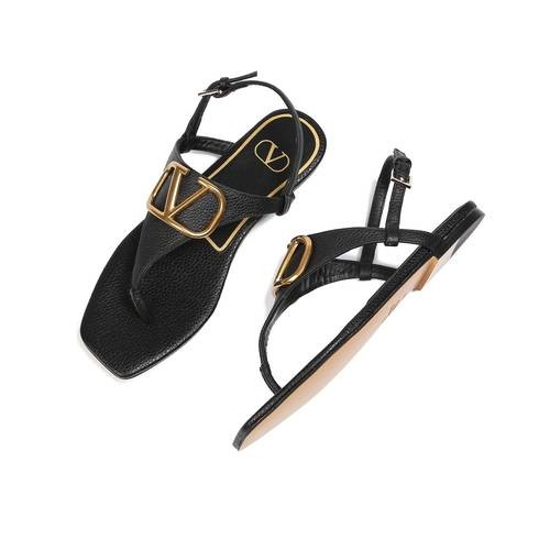 Design Brand Val Womens High Quality Genuine Leather Sandals 2023SS H304