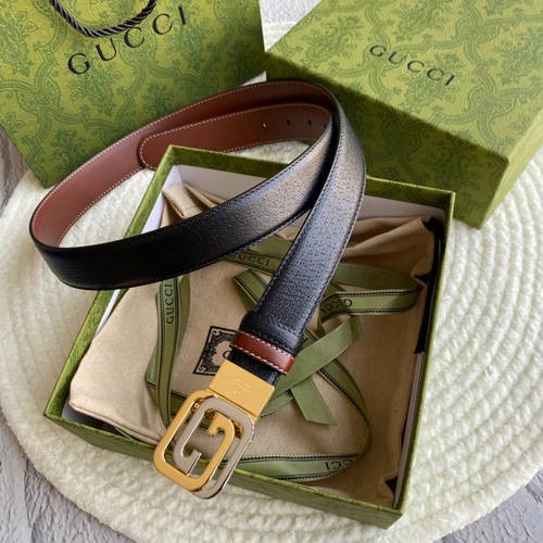 Design Brand G Original Quality Genuine Leather W4.0cm Belts 2023SS M8904