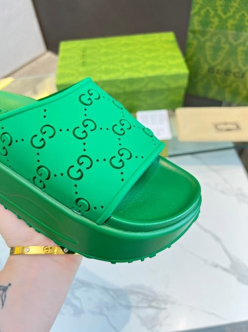 Design Brand G Women and Mens Original Quality 5cm Sole Slippers 2023SS G106