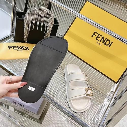 Design Brand F Women and Mens Original Quality Genuine Leather Slippers 2023SS G106