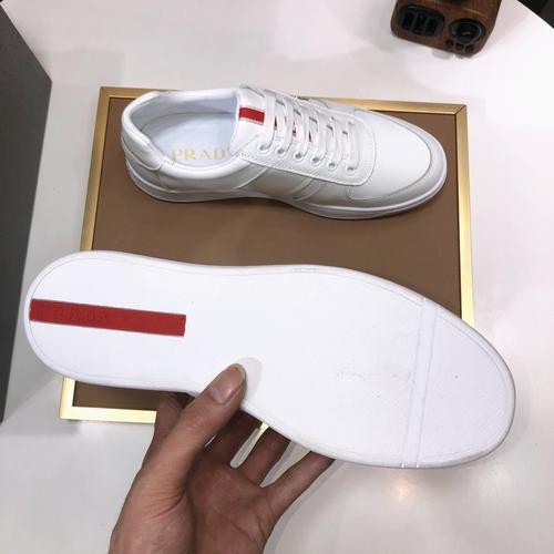 Design Brand P Mens Original Quality Genuine Leather Sneakers 2023SS G106