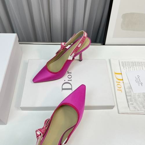 Design Brand D Womens Original Quality Genuine Leather 9.5cm Heeled Sandals  2023SS G106