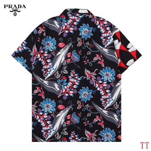 Design Brand P Mens High Quality Short Sleeves Shirts 2023FW D1907