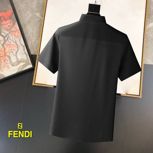 Design Brand F Mens High Quality Short Sleeves Shirts 2023FW D1008