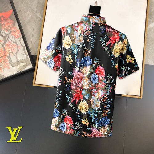 Design Brand L Mens High Quality Short Sleeves Shirts 2023FW D1008