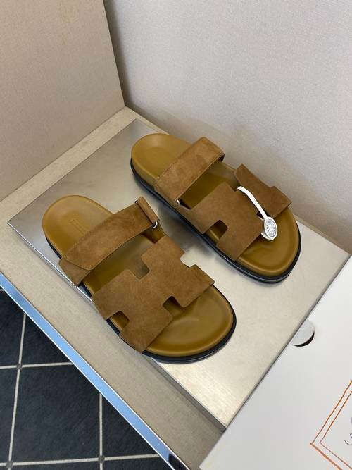 Design Brand H Mens Slippers Original Quality Shoes 2023FW TXB09