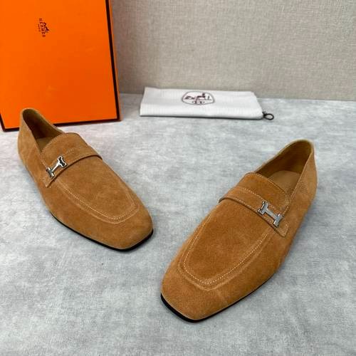 Design Brand H Mens Leather Loafers Original Quality Shoes 2023FW TXB09