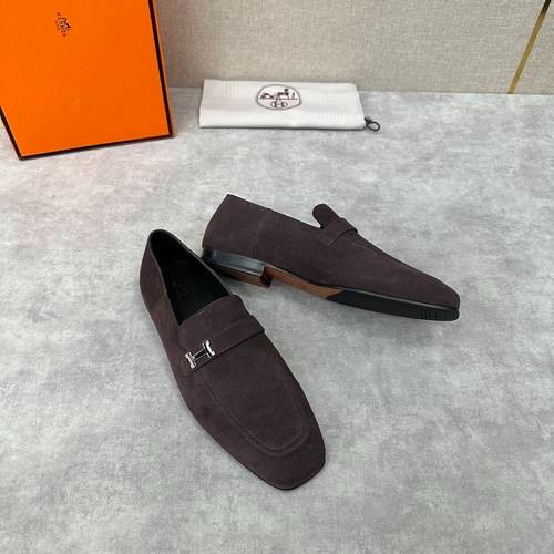 Design Brand H Mens Leather Loafers Original Quality Shoes 2023FW TXB09