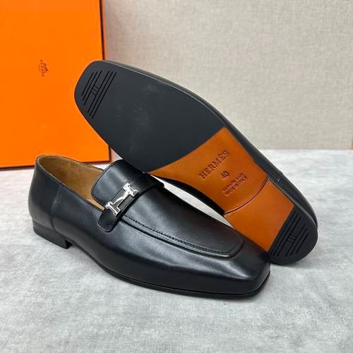 Design Brand H Mens Leather Loafers Original Quality Shoes 2023FW TXB09