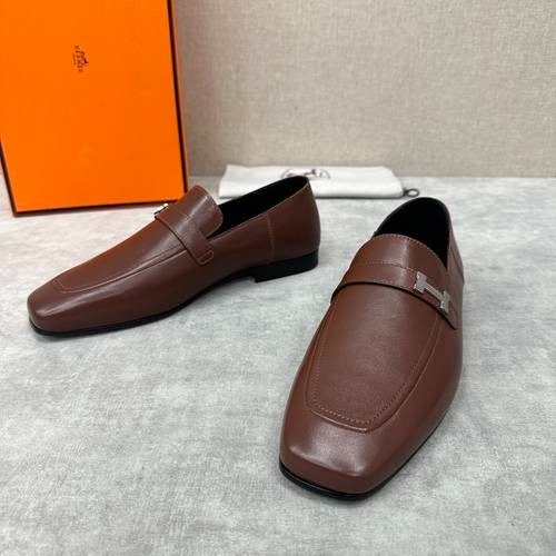 Design Brand H Mens Leather Loafers Original Quality Shoes 2023FW TXB09