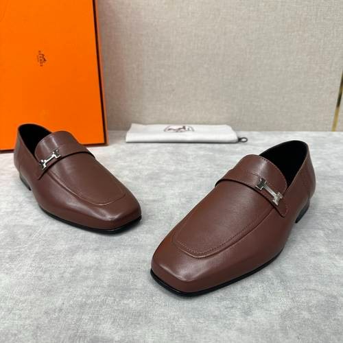 Design Brand H Mens Leather Loafers Original Quality Shoes 2023FW TXB09