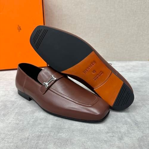 Design Brand H Mens Leather Loafers Original Quality Shoes 2023FW TXB09