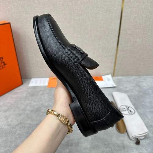 Design Brand H Mens Leather Loafers Original Quality Shoes 2023FW TXB09