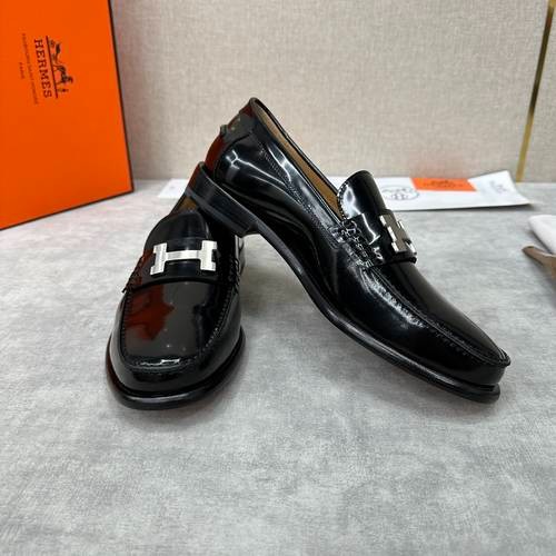 Design Brand H Mens Leather Loafers Original Quality Shoes 2023FW TXB09