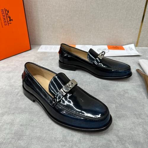 Design Brand H Mens Leather Loafers Original Quality Shoes 2023FW TXB09