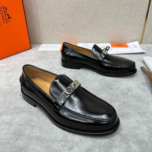 Design Brand H Mens Leather Loafers Original Quality Shoes 2023FW TXB09