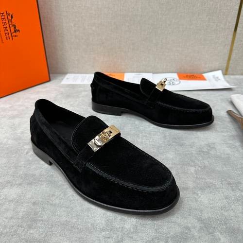 Design Brand H Mens Leather Loafers Original Quality Shoes 2023FW TXB09