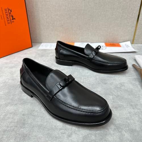 Design Brand H Mens Leather Loafers Original Quality Shoes 2023FW TXB09