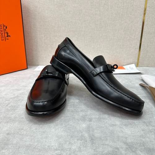 Design Brand H Mens Leather Loafers Original Quality Shoes 2023FW TXB09