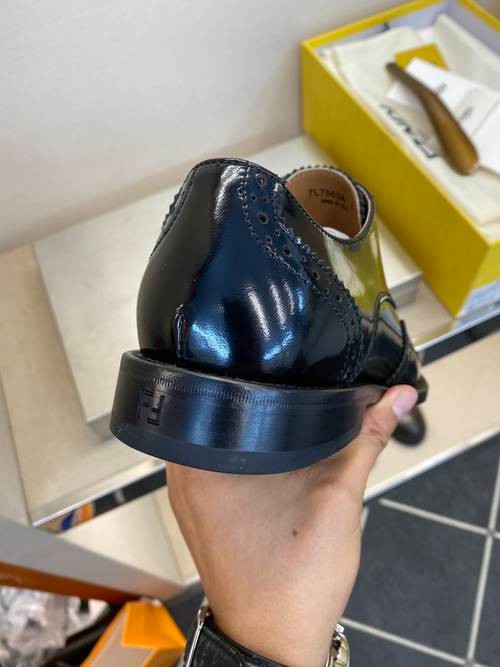 Design Brand F Men Leather Loafers Original Quality Shoes 2023FW TXB