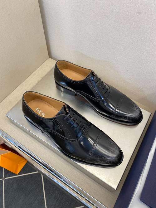 Design Brand D Men Leather Loafers Original Quality Shoes 2023FW TXB