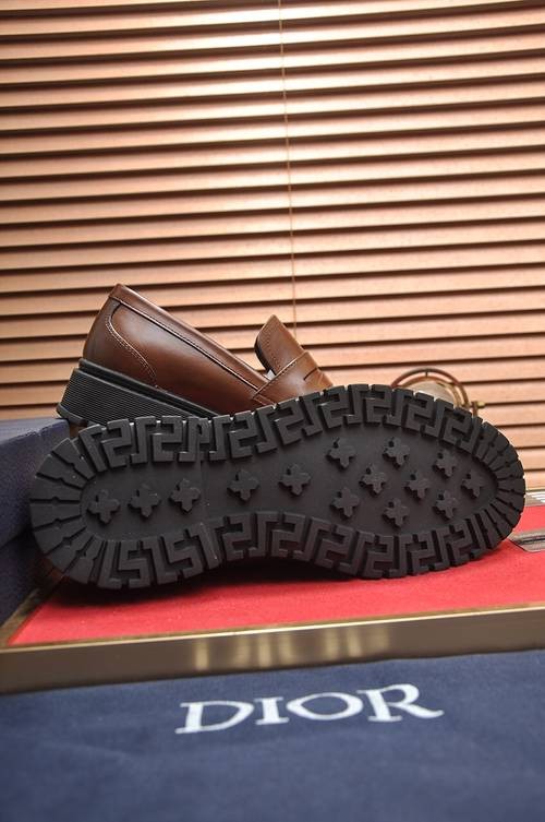 Design Brand F Men Leather Loafers High Quality Shoes 2023FW TXB