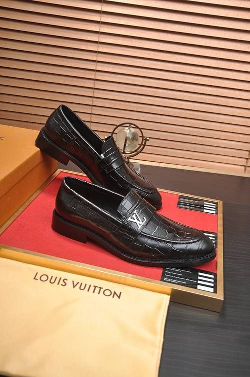 Design Brand L Men Leather Shoes Loafers Business Shoes High Quality Shoes 2023FW TXB