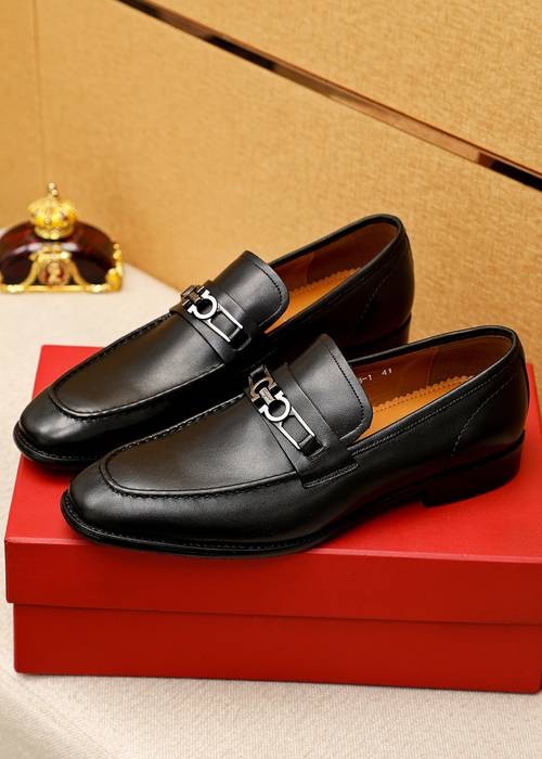 Design Brand F Men Leather Shoes Loafers Business Shoes High Quality Shoes 2023FW TXB
