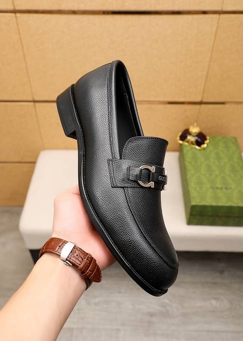 Design Brand G Men Leather Shoes Loafers Business Shoes High Quality Shoes 2023FW TXB