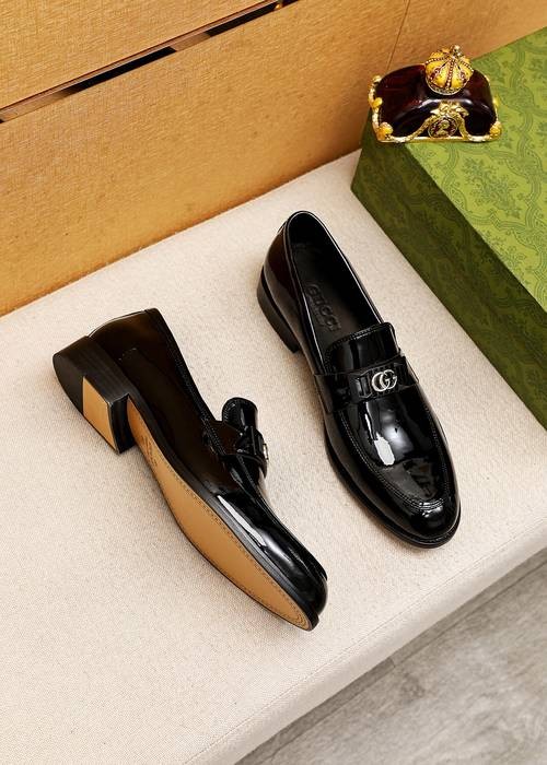 Design Brand G Men Leather Shoes Loafers Business Shoes High Quality Shoes 2023FW TXB