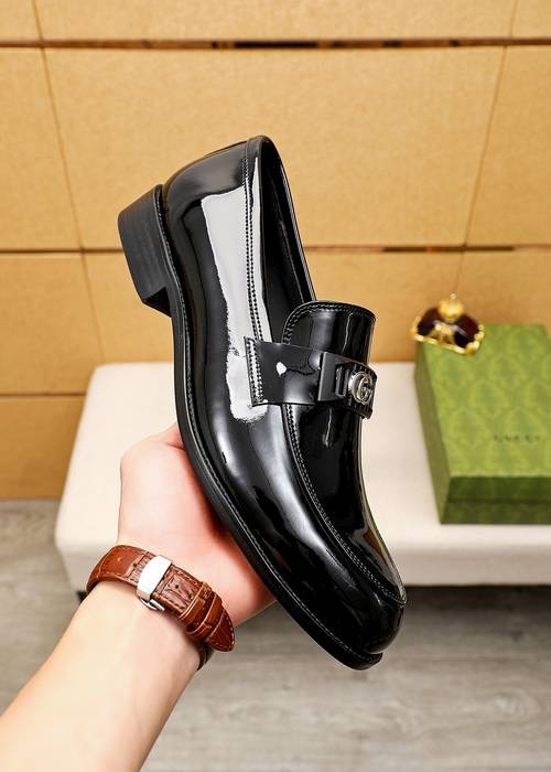 Design Brand G Men Leather Shoes Loafers Business Shoes High Quality Shoes 2023FW TXB