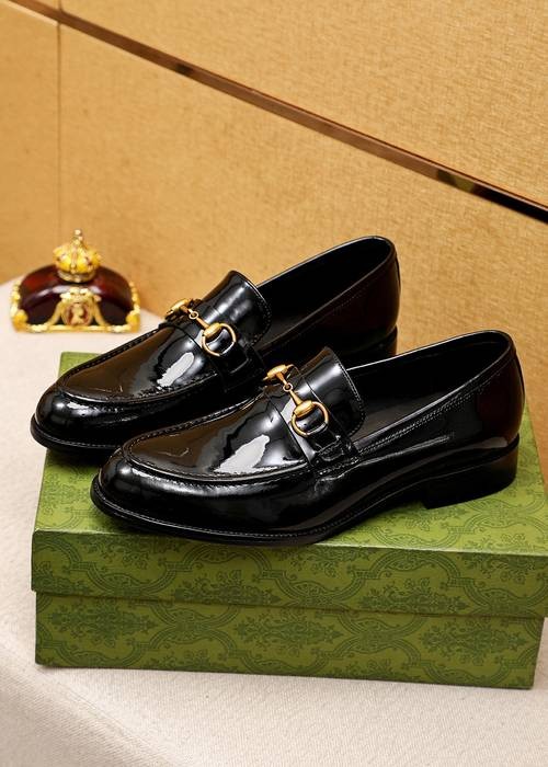 Design Brand G Men Leather Shoes Loafers Business Shoes High Quality Shoes 2023FW TXB