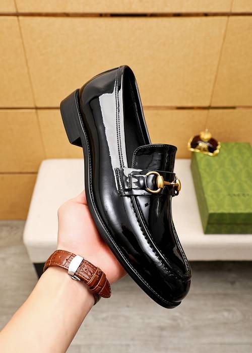 Design Brand G Men Leather Shoes Loafers Business Shoes High Quality Shoes 2023FW TXB