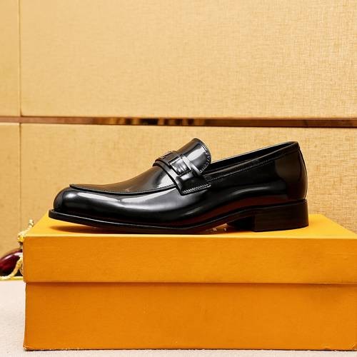 Design Brand L Men Leather Shoes Loafers Business Shoes High Quality Shoes 2023FW TXB