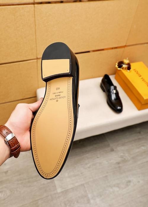 Design Brand L Men Leather Shoes Loafers Business Shoes High Quality Shoes 2023FW TXB