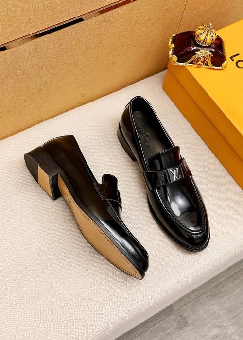 Design Brand L Men Leather Shoes Loafers Business Shoes High Quality Shoes 2023FW TXB