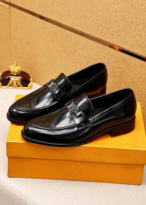 Design Brand L Men Leather Shoes Loafers Business Shoes High Quality Shoes 2023FW TXB