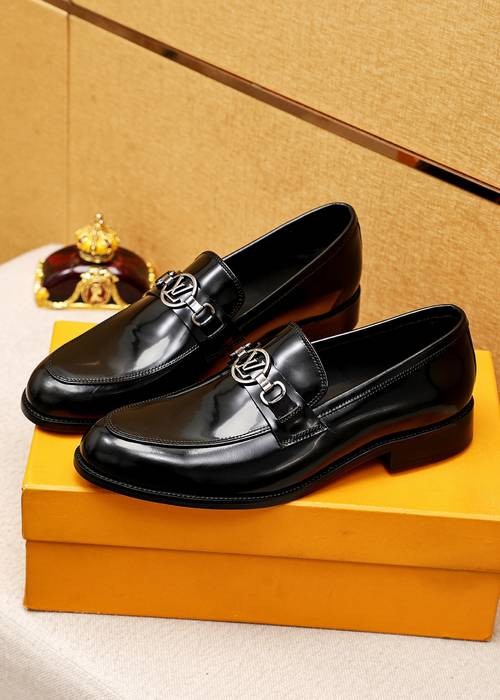 Design Brand L Men Leather Shoes Loafers Business Shoes High Quality Shoes 2023FW TXB