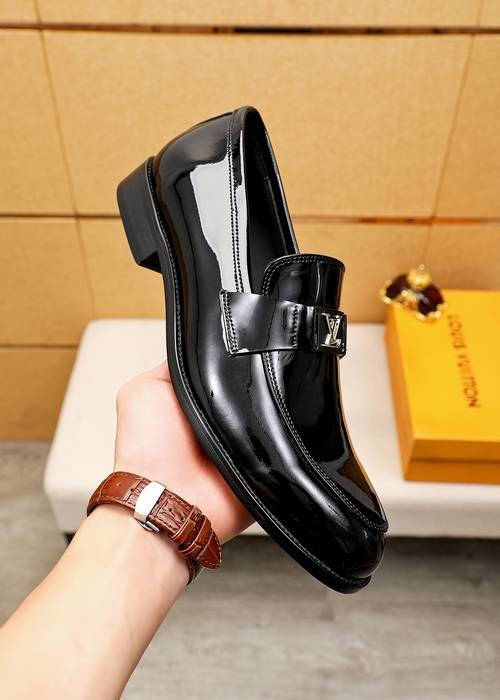 Design Brand L Men Leather Shoes Loafers Business Shoes High Quality Shoes 2023FW TXB